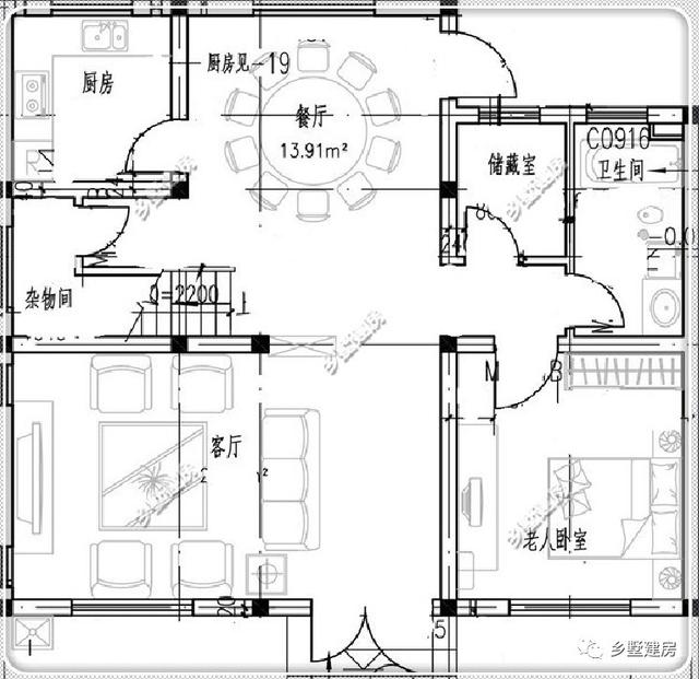 宅基地小也不用擔(dān)心啦，建了這3款農(nóng)村別墅設(shè)計(jì)圖，顏值高住的還舒服