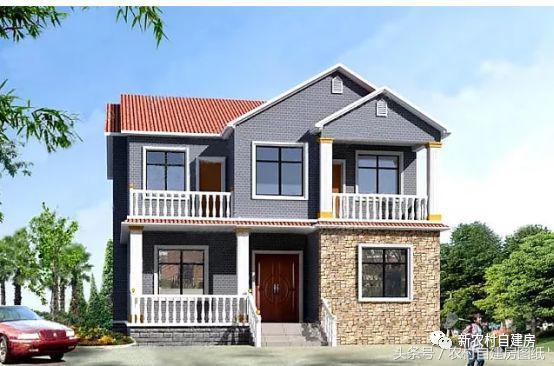 這款2層自建房的設(shè)計絕了，外觀驚艷，造價才20來萬