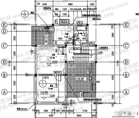 2款占地面積80平左右二層農(nóng)村自建房全套設(shè)計(jì)施工圖，戶型簡單大方，造價(jià)不高