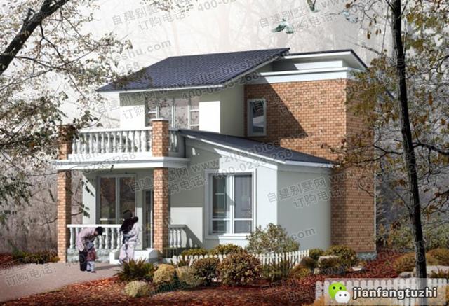 2款占地面積80平左右二層農(nóng)村自建房全套設(shè)計(jì)施工圖，戶型簡單大方，造價(jià)不高