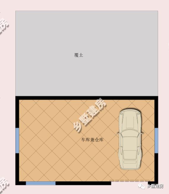 開間不到10米的農(nóng)村自建房設(shè)計圖，空間布局合理，錯落有致