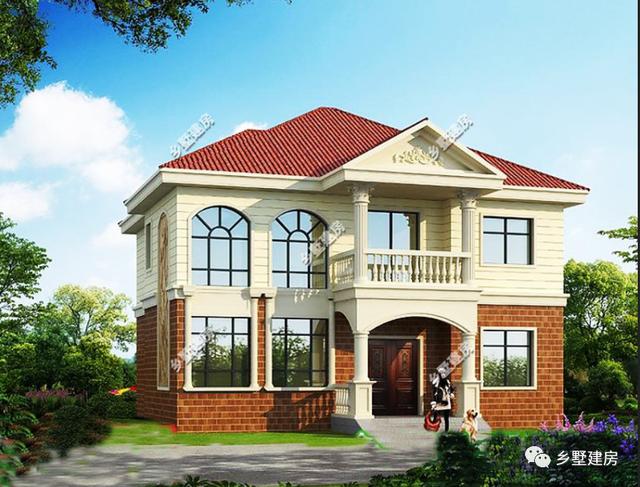 開間不到10米的農(nóng)村自建房設(shè)計圖，空間布局合理，錯落有致