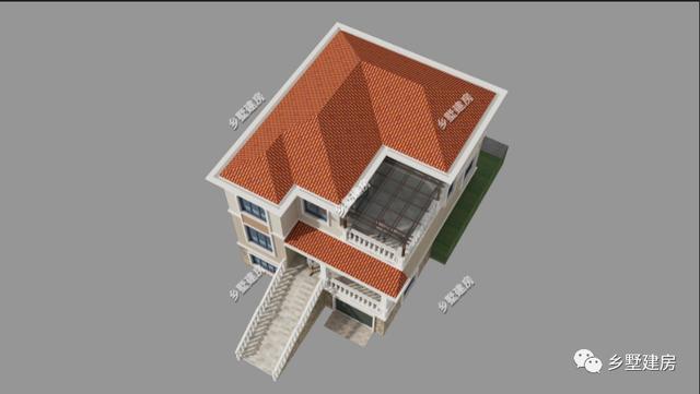 開間不到10米的農(nóng)村自建房設(shè)計圖，空間布局合理，錯落有致