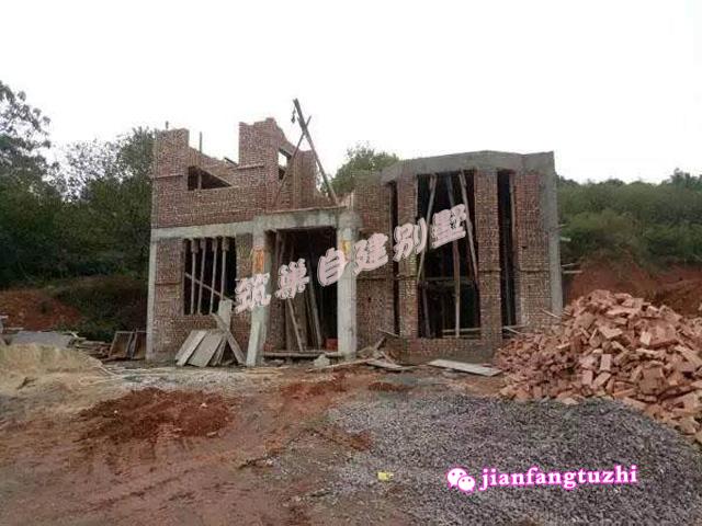 二層農(nóng)村別墅設(shè)計圖，帶部分施工實拍圖，造型簡約大氣經(jīng)濟(jì)實用