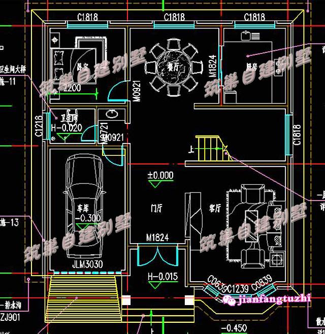 二層農(nóng)村別墅設(shè)計圖，帶部分施工實拍圖，造型簡約大氣經(jīng)濟(jì)實用
