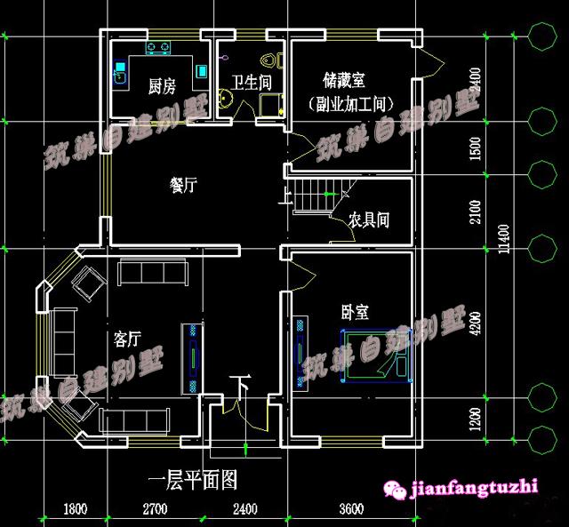 5棟二層帶陽臺(tái)獨(dú)棟小別墅設(shè)計(jì)圖效果圖，漂亮又實(shí)用