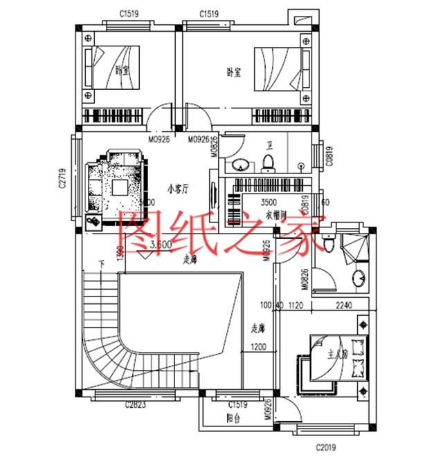 喜歡就收藏啦，5套二層別墅設(shè)計(jì)圖，戶型超級(jí)棒