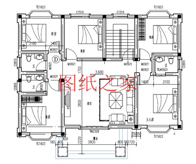 喜歡就收藏啦，5套二層別墅設(shè)計(jì)圖，戶型超級(jí)棒