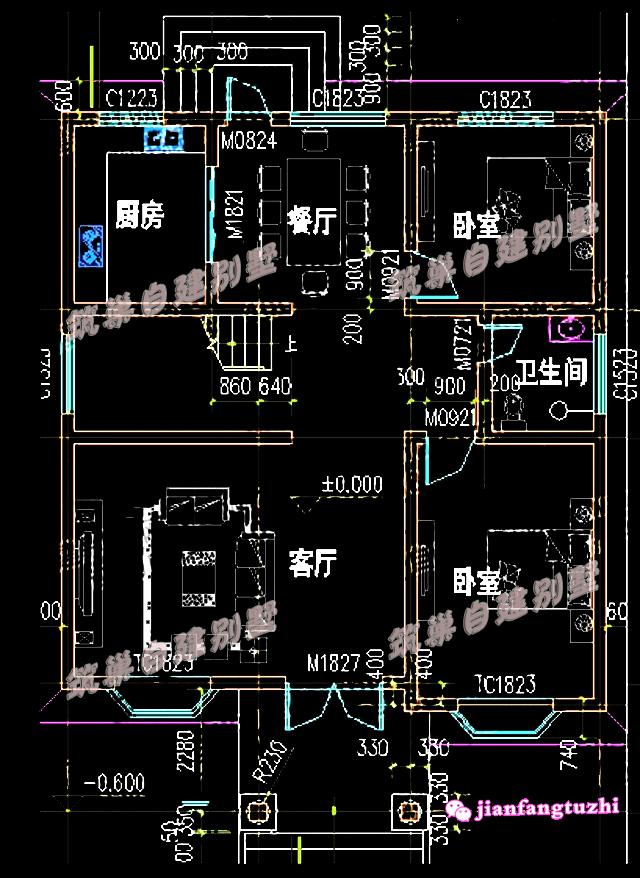 農(nóng)村三層自建房設(shè)計圖，實拍圖效果圖對比，適合一般的農(nóng)村家庭