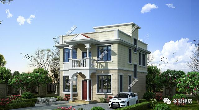 7款小戶型的農(nóng)村自建房設計效果圖，一樣的美觀大氣