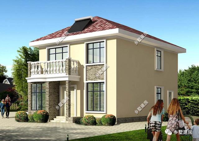 7款小戶型的農(nóng)村自建房設計效果圖，一樣的美觀大氣