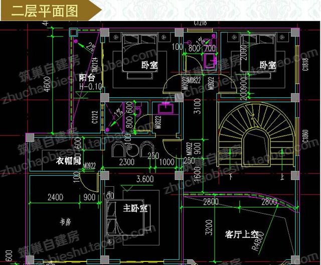 推薦2款高品質(zhì)設(shè)計(jì)圖紙，三層農(nóng)村自建別墅帶挑空客廳+落地窗