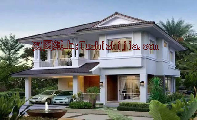 2025新款三間二層別墅設(shè)計(jì)圖，簡單實(shí)用造價(jià)低，款款熱銷！