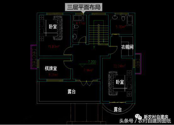 3款小戶型三層別墅設計圖， 造價比較經(jīng)濟，很適合農(nóng)村自建