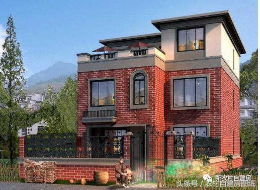 3款小戶型三層別墅設計圖， 造價比較經(jīng)濟，很適合農(nóng)村自建