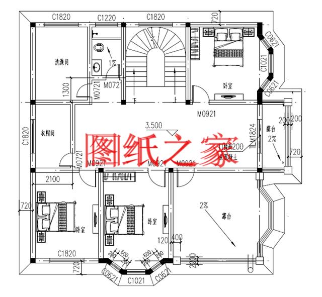 5套二層別墅設(shè)計(jì)圖紙送給你，性價(jià)比和空間利用率都很好，來(lái)看看吧