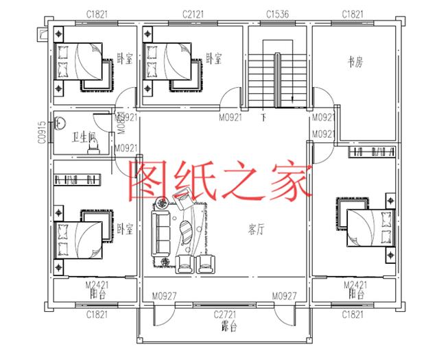 5套二層別墅設(shè)計(jì)圖紙送給你，性價(jià)比和空間利用率都很好，來(lái)看看吧
