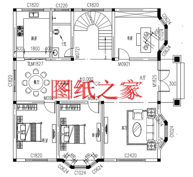 5套二層別墅設(shè)計(jì)圖紙送給你，性價(jià)比和空間利用率都很好，來(lái)看看吧