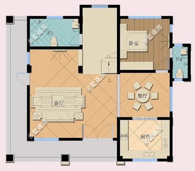 4層頂級歐式別墅設(shè)計(jì)圖，50萬建成，讓農(nóng)村生活也優(yōu)雅別致起來