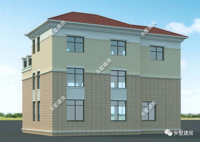 三層別墅設(shè)計圖，簡約大氣，外觀別致