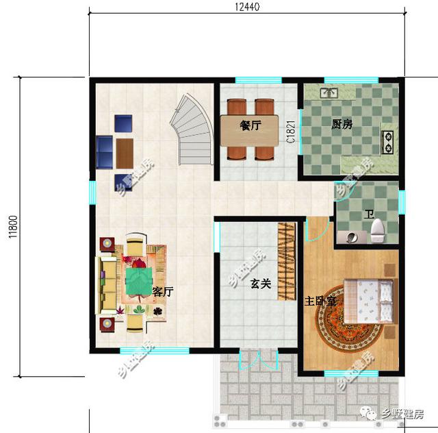 這兩款別墅設(shè)計(jì)圖送給你，想建房要趁早，好好的宅基地別浪費(fèi)了
