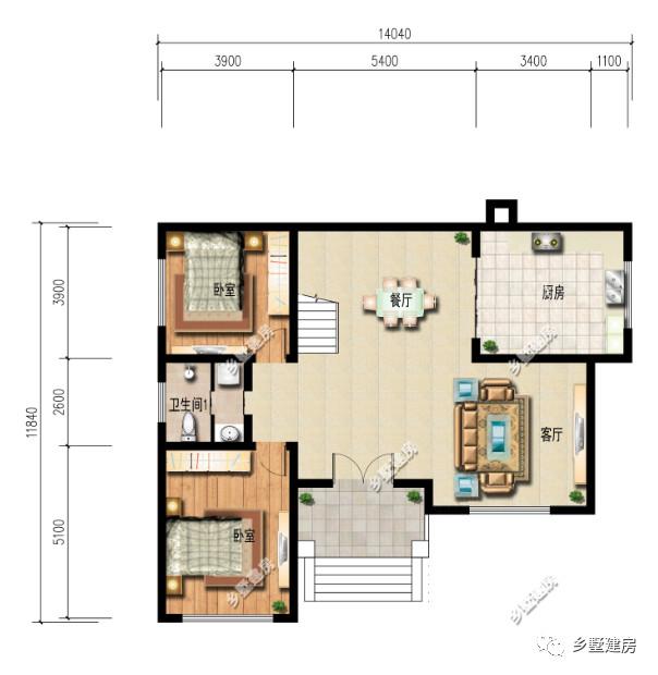 這兩款別墅設(shè)計(jì)圖送給你，想建房要趁早，好好的宅基地別浪費(fèi)了