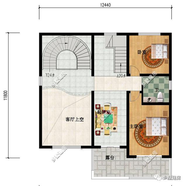 這兩款別墅設(shè)計(jì)圖送給你，想建房要趁早，好好的宅基地別浪費(fèi)了