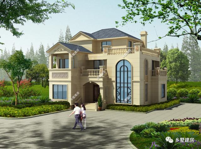 這兩款別墅設(shè)計(jì)圖送給你，想建房要趁早，好好的宅基地別浪費(fèi)了