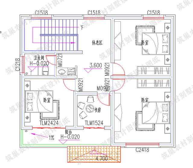 建房旺季開始了，推薦這款二層最佳房屋設計圖，造價低好施工