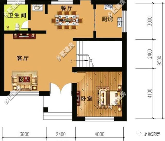 這款別墅設(shè)計圖紙，專門為農(nóng)村生活量身定制，好看又實用
