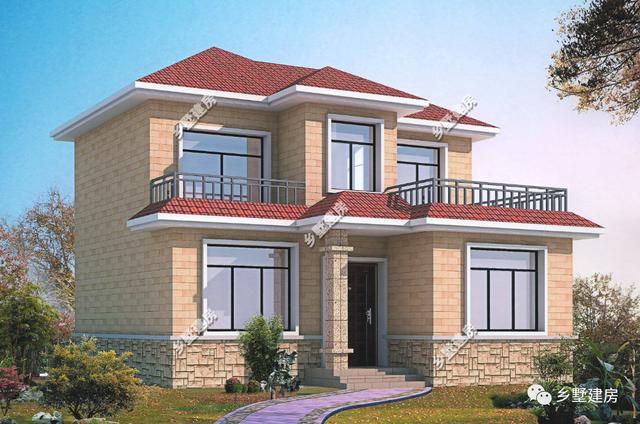 這款別墅設(shè)計圖紙，專門為農(nóng)村生活量身定制，好看又實用