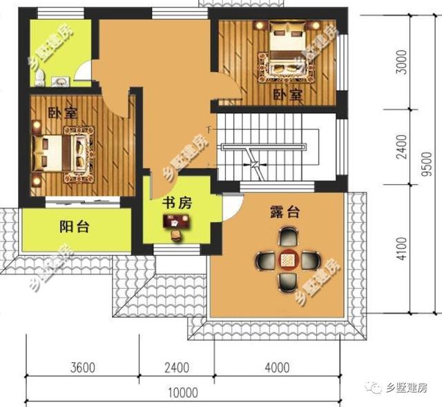 這款別墅設(shè)計圖紙，專門為農(nóng)村生活量身定制，好看又實用