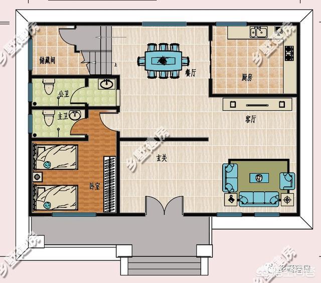 想要在農(nóng)村有面子，那就是建一棟別墅了，這款二層別墅設(shè)計圖推薦給你