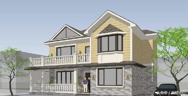 雙拼別墅設(shè)計圖，36萬蓋一棟，接上爸媽一起住