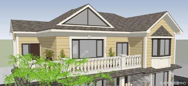 雙拼別墅設(shè)計圖，36萬蓋一棟，接上爸媽一起住