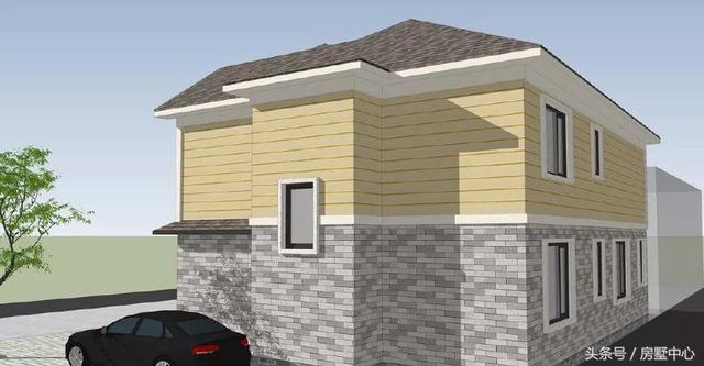 雙拼別墅設(shè)計圖，36萬蓋一棟，接上爸媽一起住