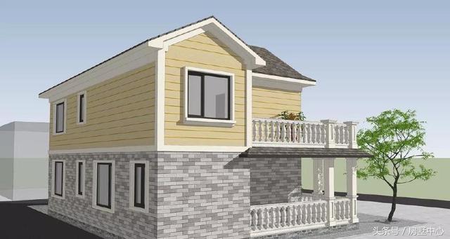 雙拼別墅設(shè)計圖，36萬蓋一棟，接上爸媽一起住