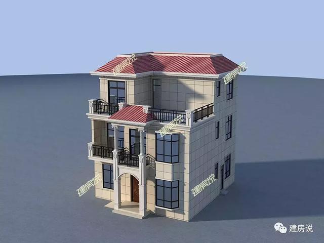 100平小開間精致別墅設(shè)計圖，占地小花費少，是一款不容錯過的戶型