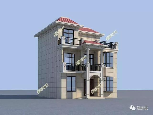 100平小開間精致別墅設(shè)計圖，占地小花費少，是一款不容錯過的戶型