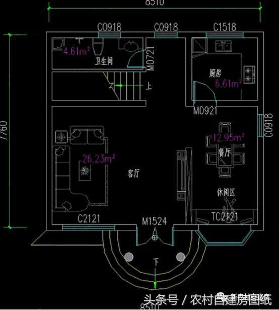 5套新農(nóng)村別墅設(shè)計圖，用材簡單，便于施工，一般的農(nóng)村施工隊都可以建造