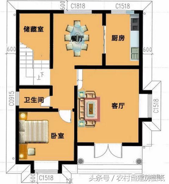 5套新農(nóng)村別墅設(shè)計圖，用材簡單，便于施工，一般的農(nóng)村施工隊都可以建造