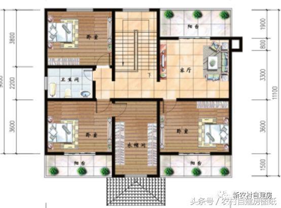 5套新農(nóng)村別墅設(shè)計圖，用材簡單，便于施工，一般的農(nóng)村施工隊都可以建造