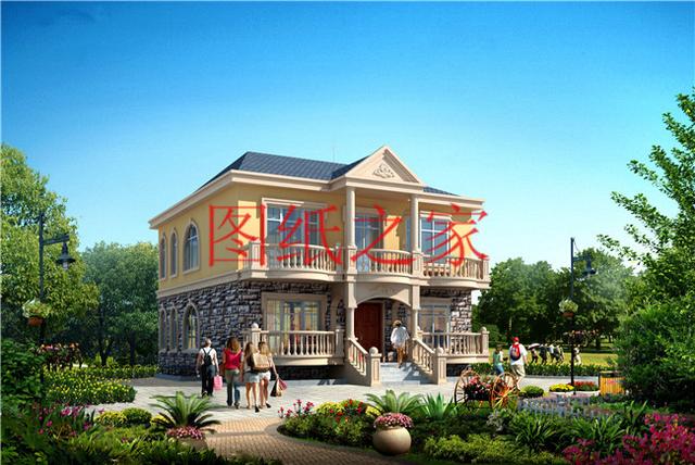 3套農(nóng)村二層別墅設(shè)計(jì)圖，占地110平方米左右，造價(jià)只要20萬，快來看看吧