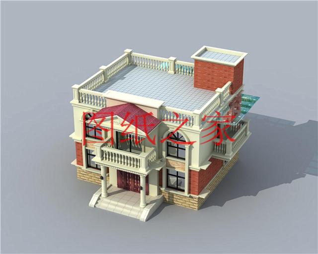 3套農(nóng)村二層別墅設(shè)計(jì)圖，占地110平方米左右，造價(jià)只要20萬，快來看看吧