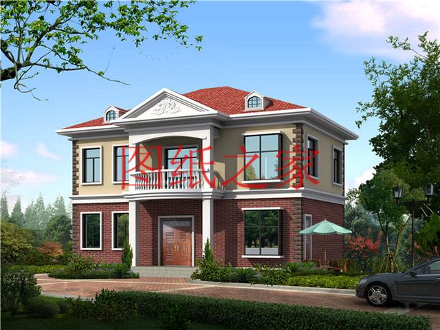 3套農(nóng)村二層別墅設(shè)計(jì)圖，占地110平方米左右，造價(jià)只要20萬，快來看看吧