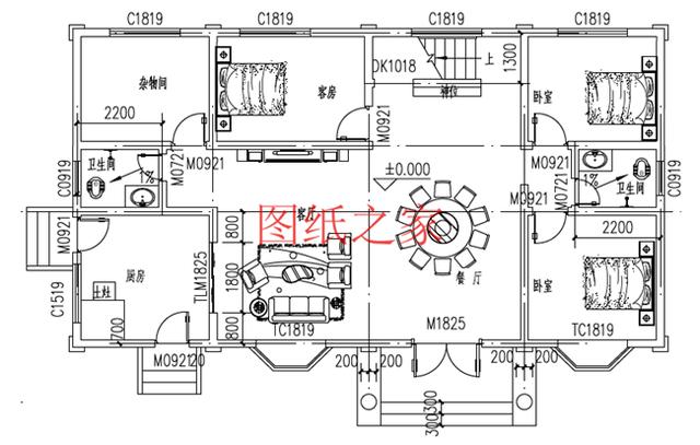 農(nóng)村二層別墅設(shè)計圖，簡單大方，占地面積120平方米到150平方米
