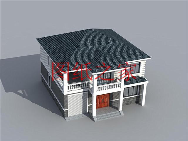 農(nóng)村二層別墅設(shè)計圖，簡單大方，占地面積120平方米到150平方米