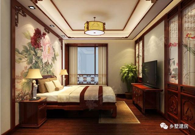 中式別墅設計圖，外型設計十分古典大方，彰顯地位和品味