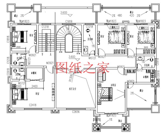 推薦4套時尚現代的三層別墅設計圖，客廳挑空，自建房的首選