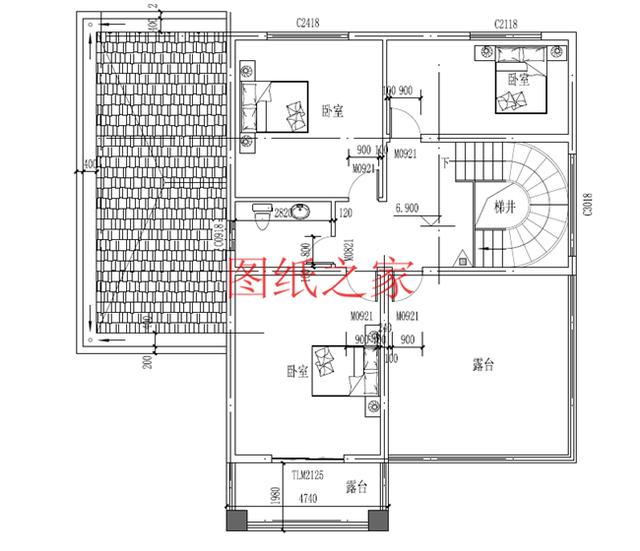推薦4套時尚現代的三層別墅設計圖，客廳挑空，自建房的首選